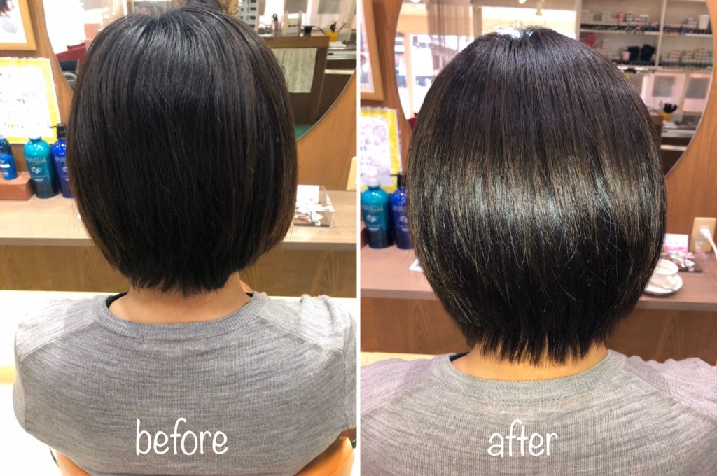 キラ髪✨髪の表面をスムースにするためには、『髪質改善』がおすすめです。髪質改善キラ髪は、ダメージでアミノ酸が抜け、凹んだ毛髪へ、人工皮膚、高濃度アミノ酸を注入する技術で、内部から髪を補修します。
